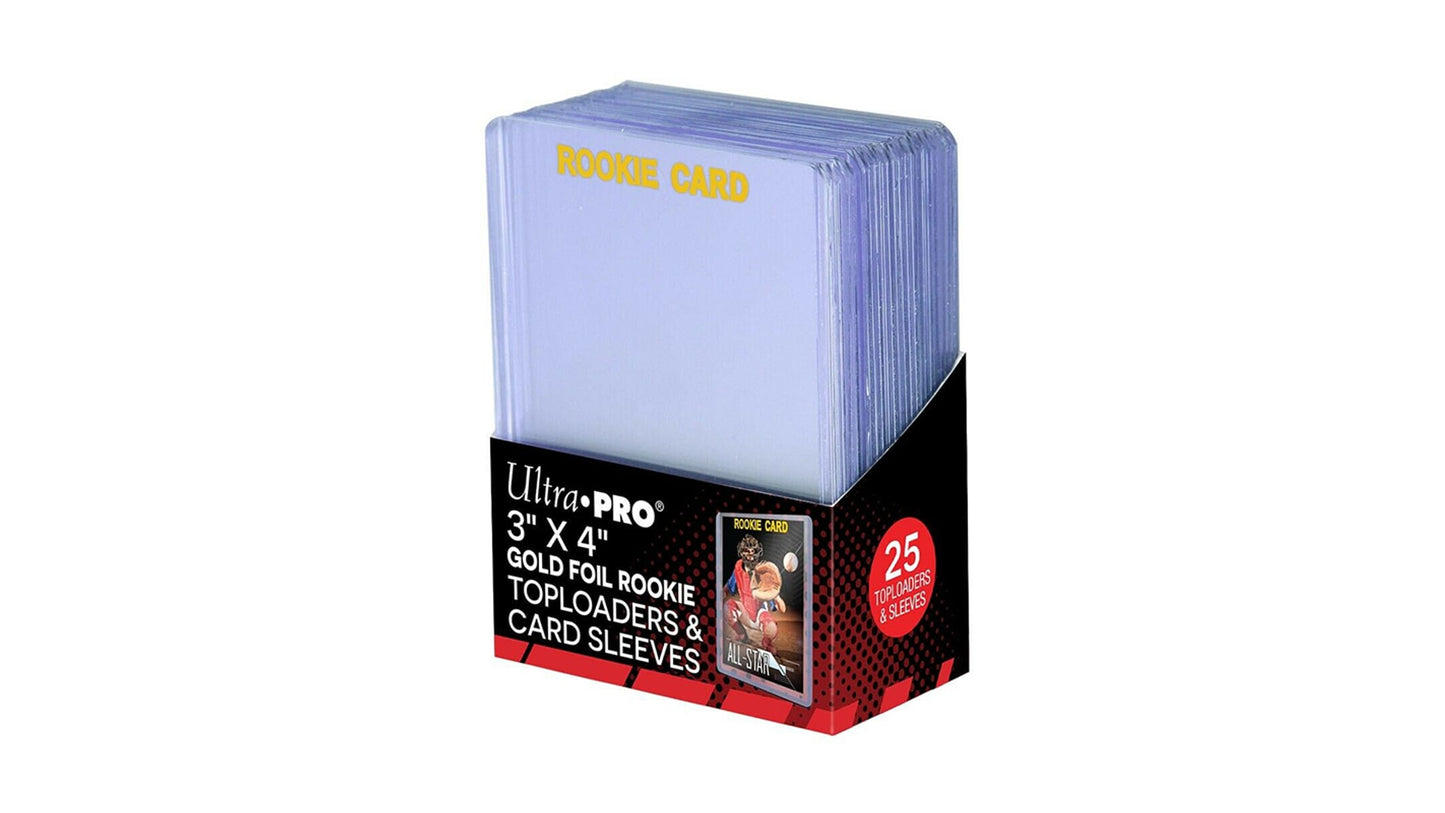 Ultra Pro Gold Foil Rookie Toploader - 3 x 4 (25 Stuck)