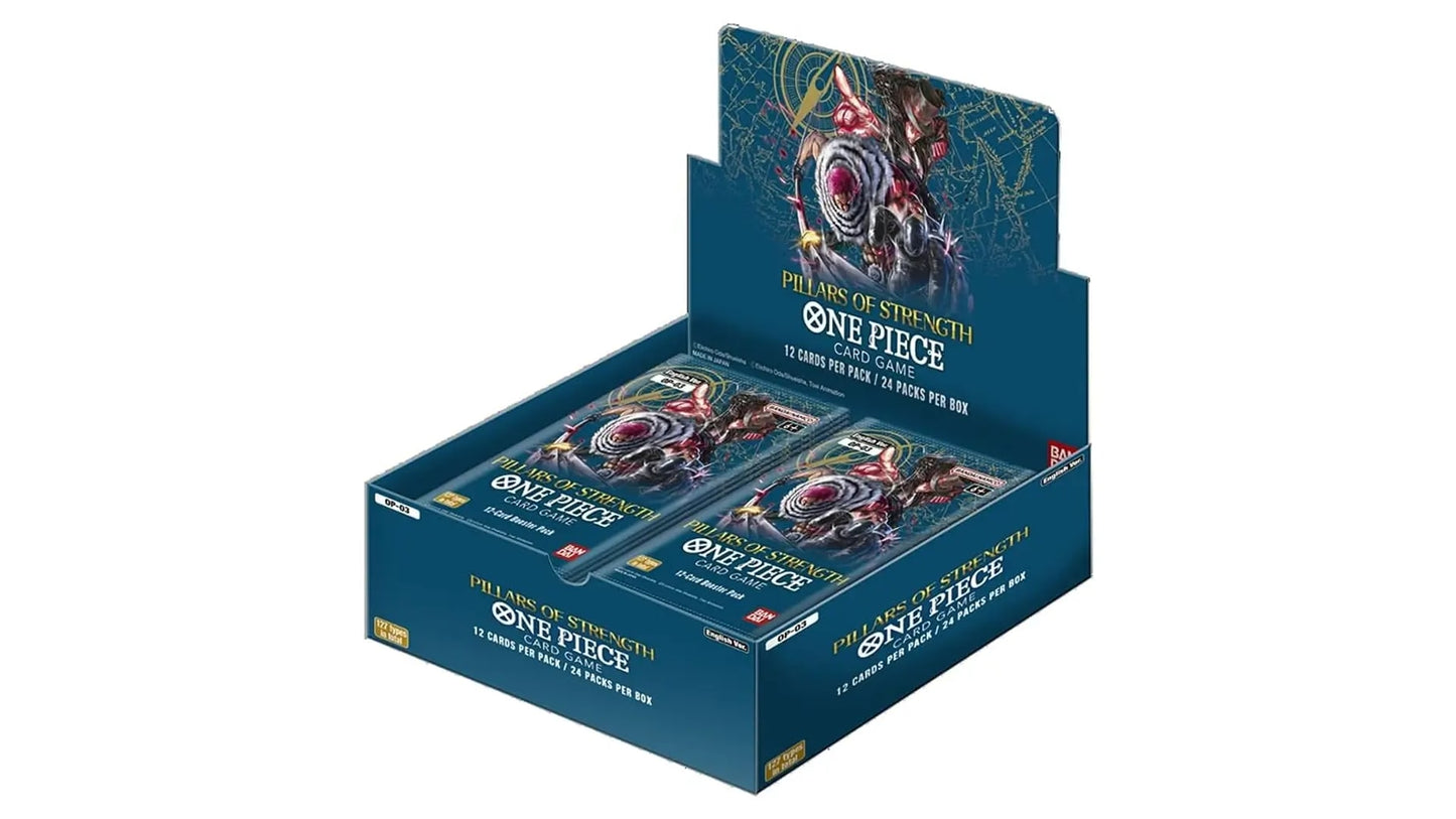 One Piece Card Game Pillars Of Strength (OP-03) - Display, englische Ausgabe