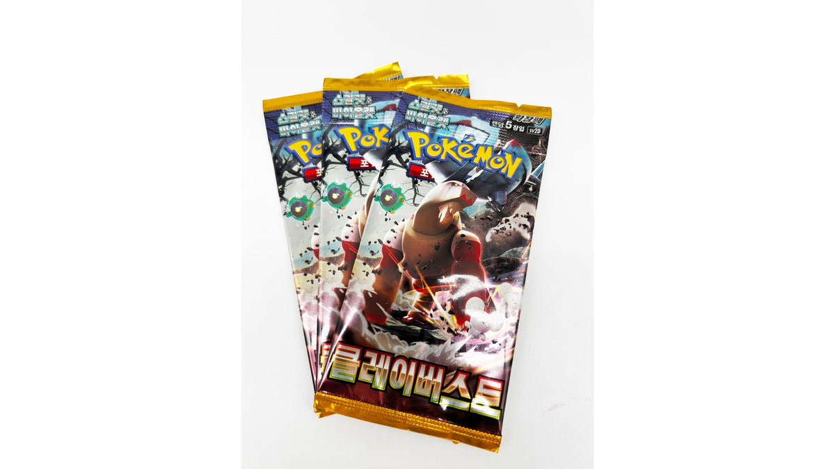 Pokemon Clay Burst Booster (SV2D), koreanische Ausgabe