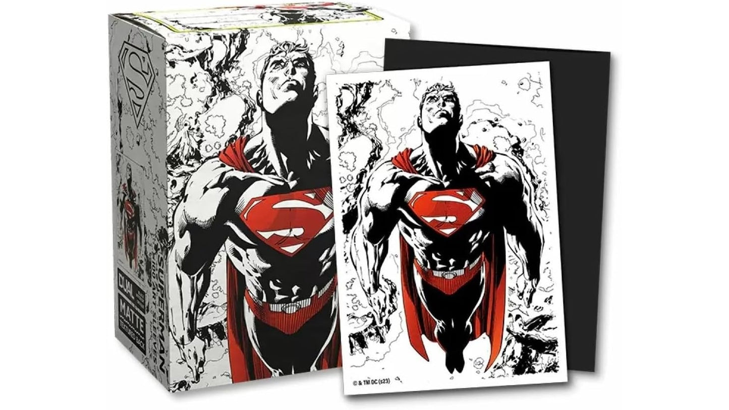 Dragon Shield Dual Art – Superman Core (Red/White) 100 St.