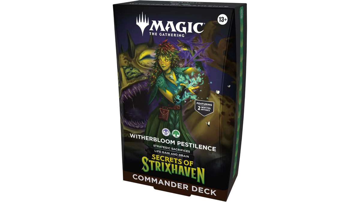 Magic: The Gathering Secrets of Strixhaven Commander Deck Witherbloom Pestilence, englische Ausgabe