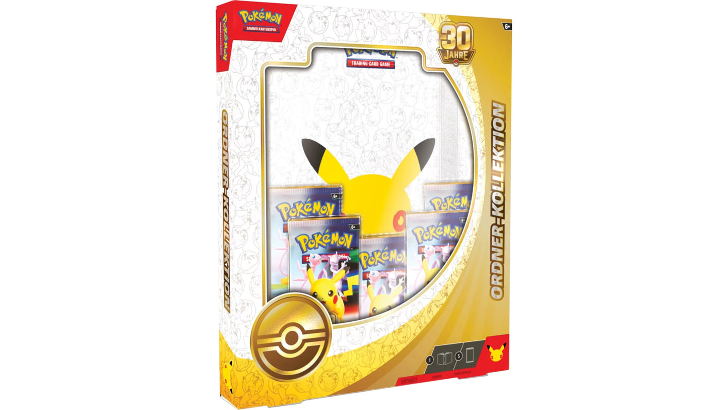 Pokemon 30 Jahre Ordner-Kollektion, deutsche Ausgabe