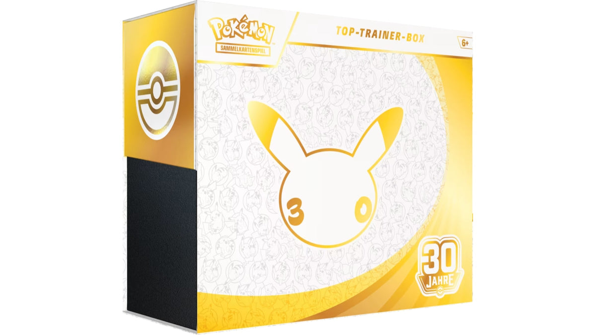 Pokemon 30 Jahre Top Trainer Box, deutsche Ausgabe