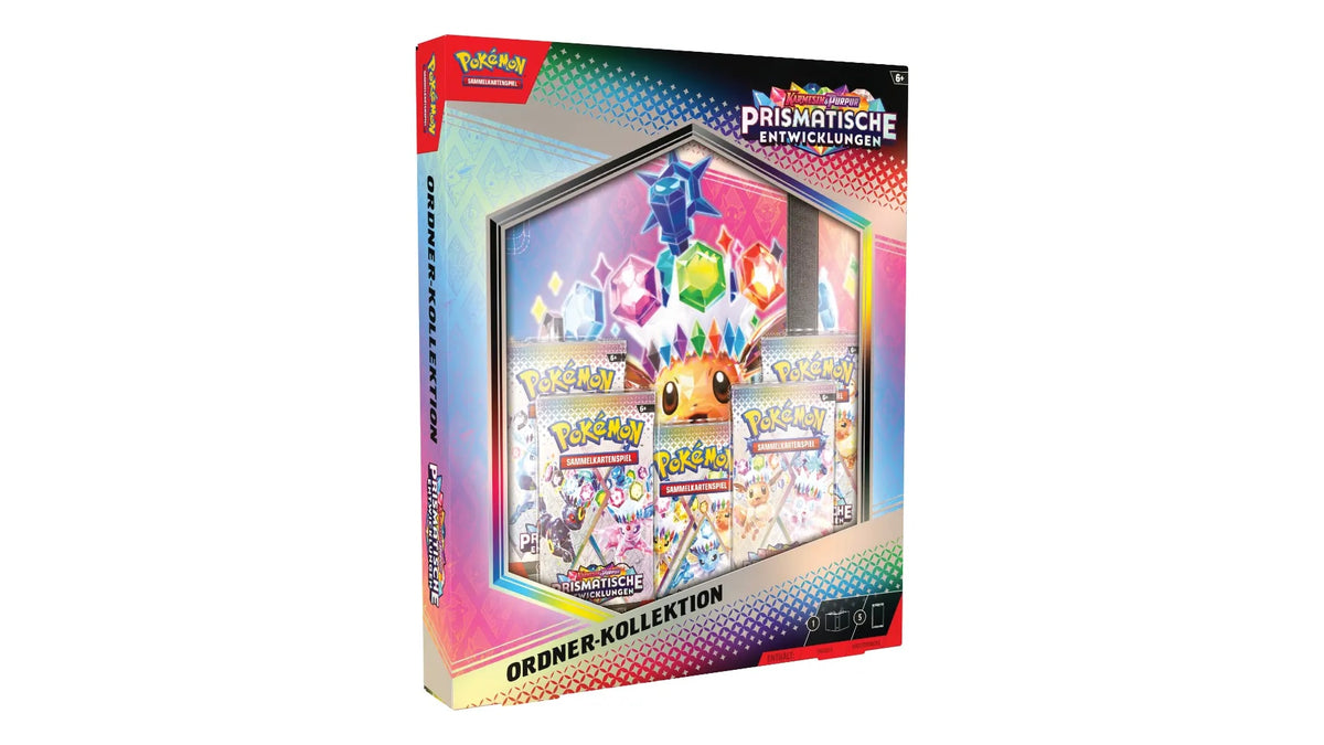 Pokemon Prismatische Entwicklungen Ordner Kollektion, deutsche Ausgabe