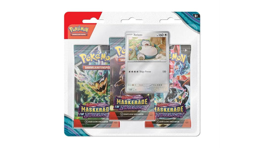 Pokemon Maskerade im Zwielicht 3er Blister Relaxo