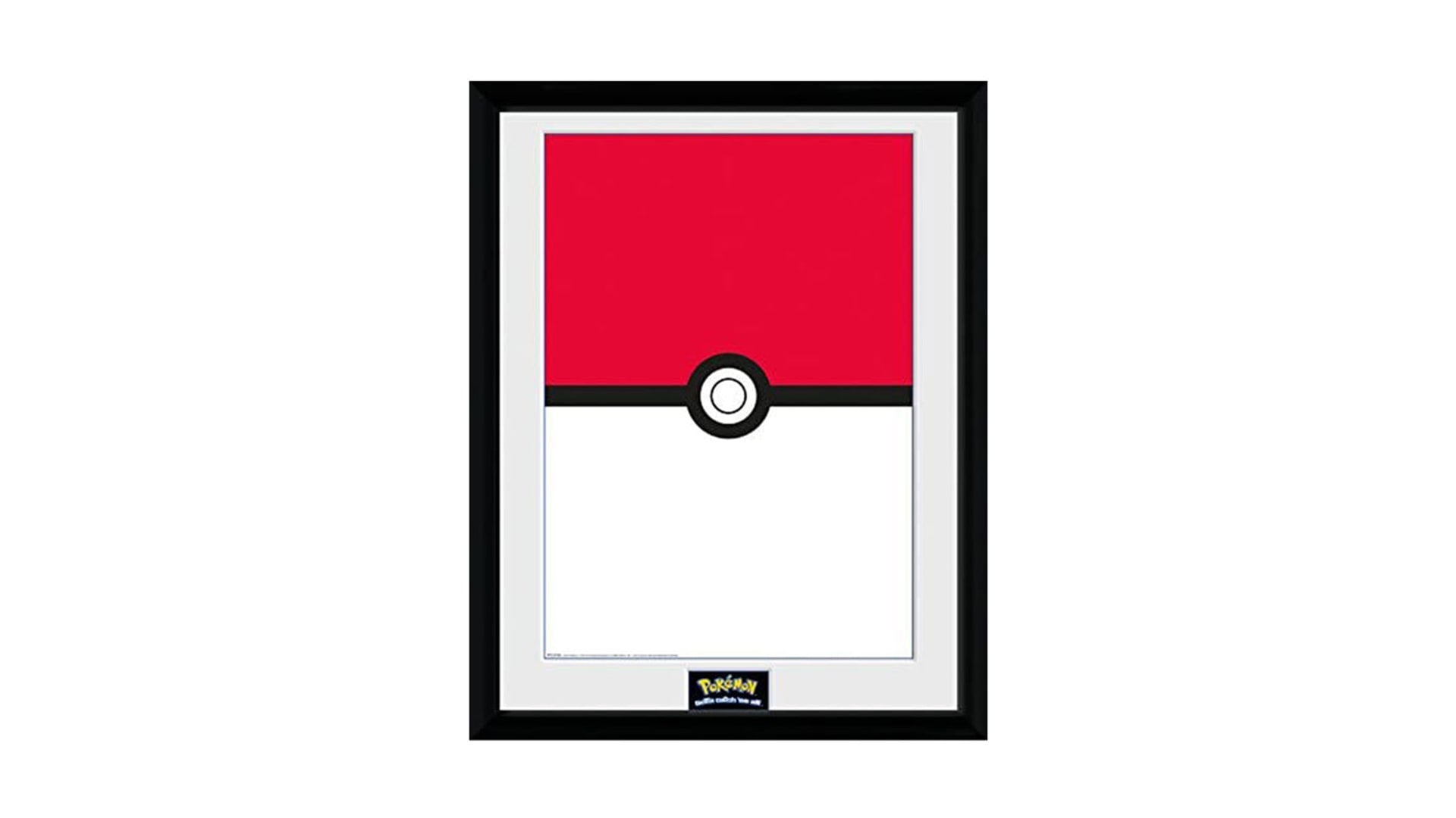 Pokemon Pokeball Bild, gerahmt 30,48 x 40,64 cm