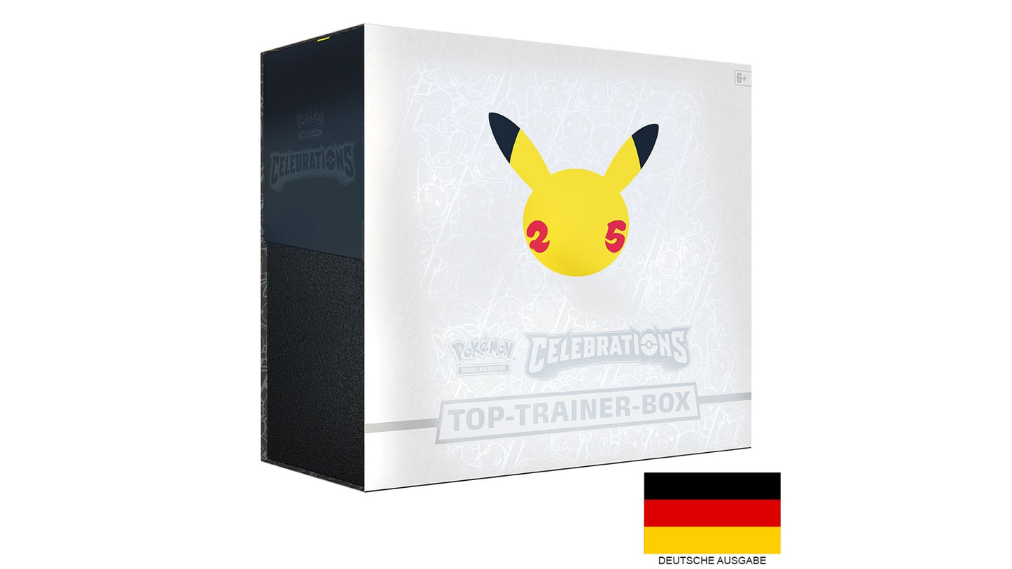 Pokemon Celebrations - Top Trainer Box, deutsche Ausgabe
