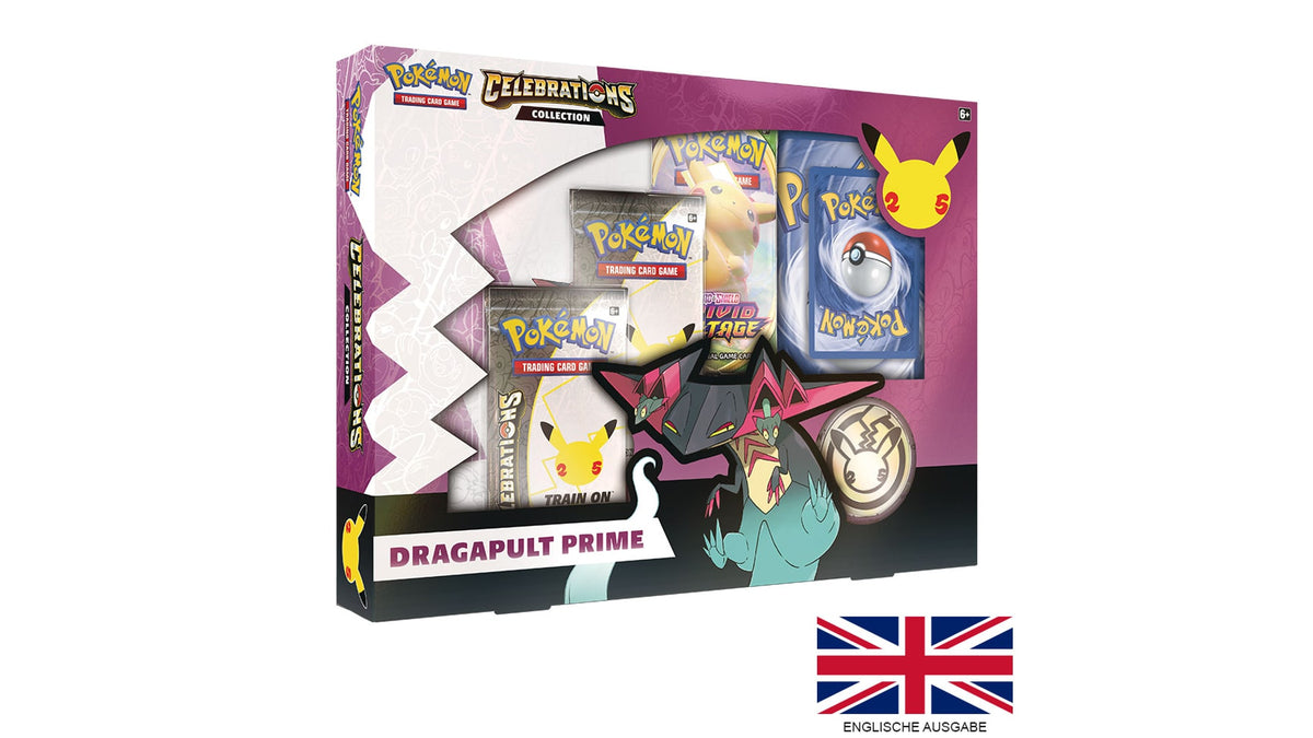 Pokemon Celebrations - Dragapult Prime Collection, englische Ausgabe
