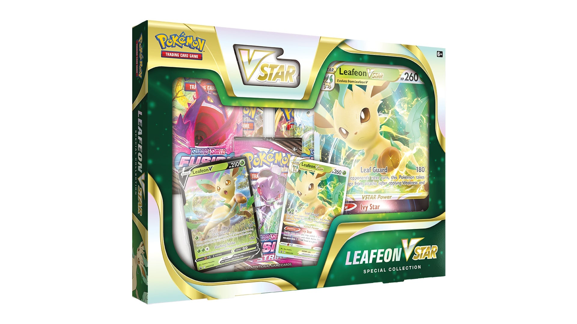 Pokemon Leafeon VSTAR Kollektion, englische Ausgabe