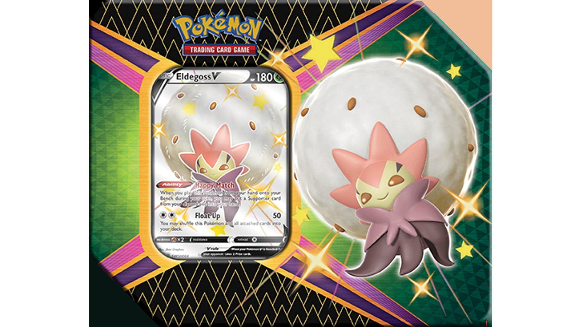 Shining Fates - Eldegoss V Tin Box, englische Ausgabe