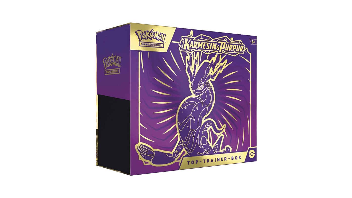 Pokemon Miraidon Top Trainer Box, deutsche Ausgabe