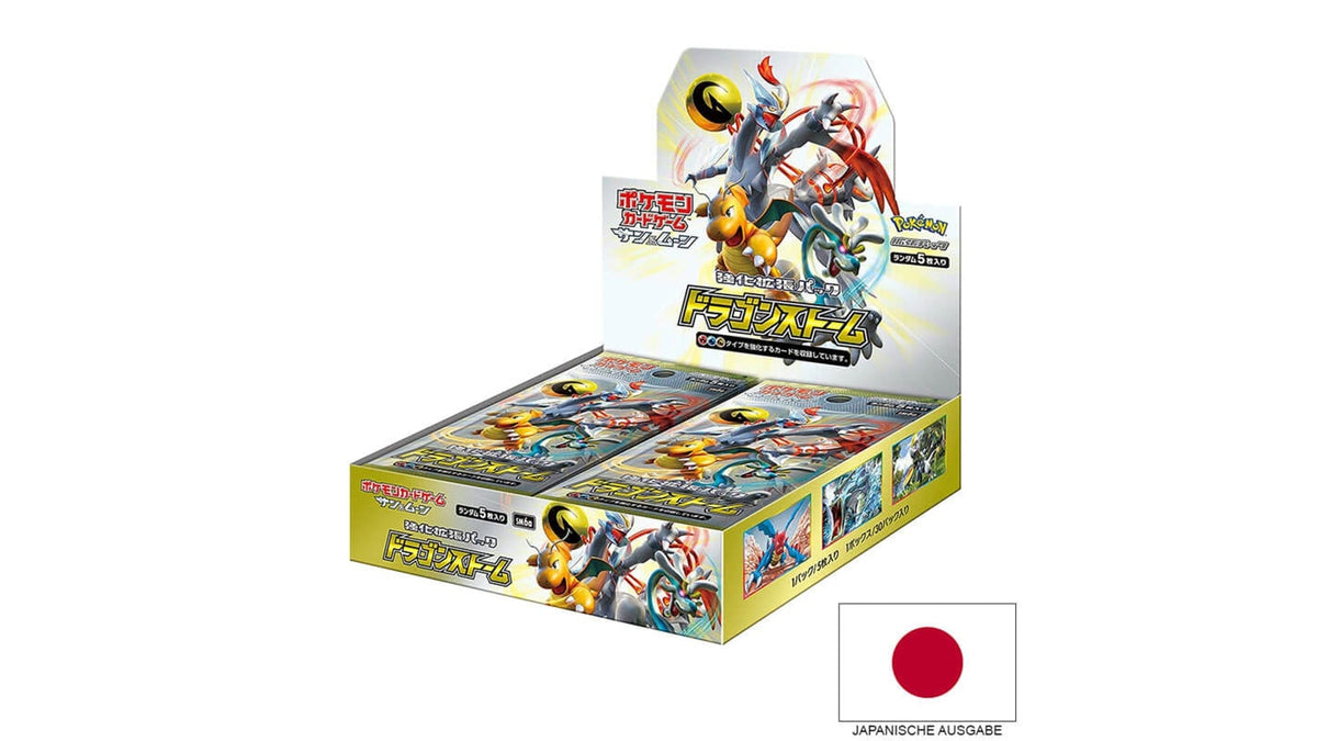 Sun & Moon: Dragon Storm (SM6a) - Display, japanische Ausgabe