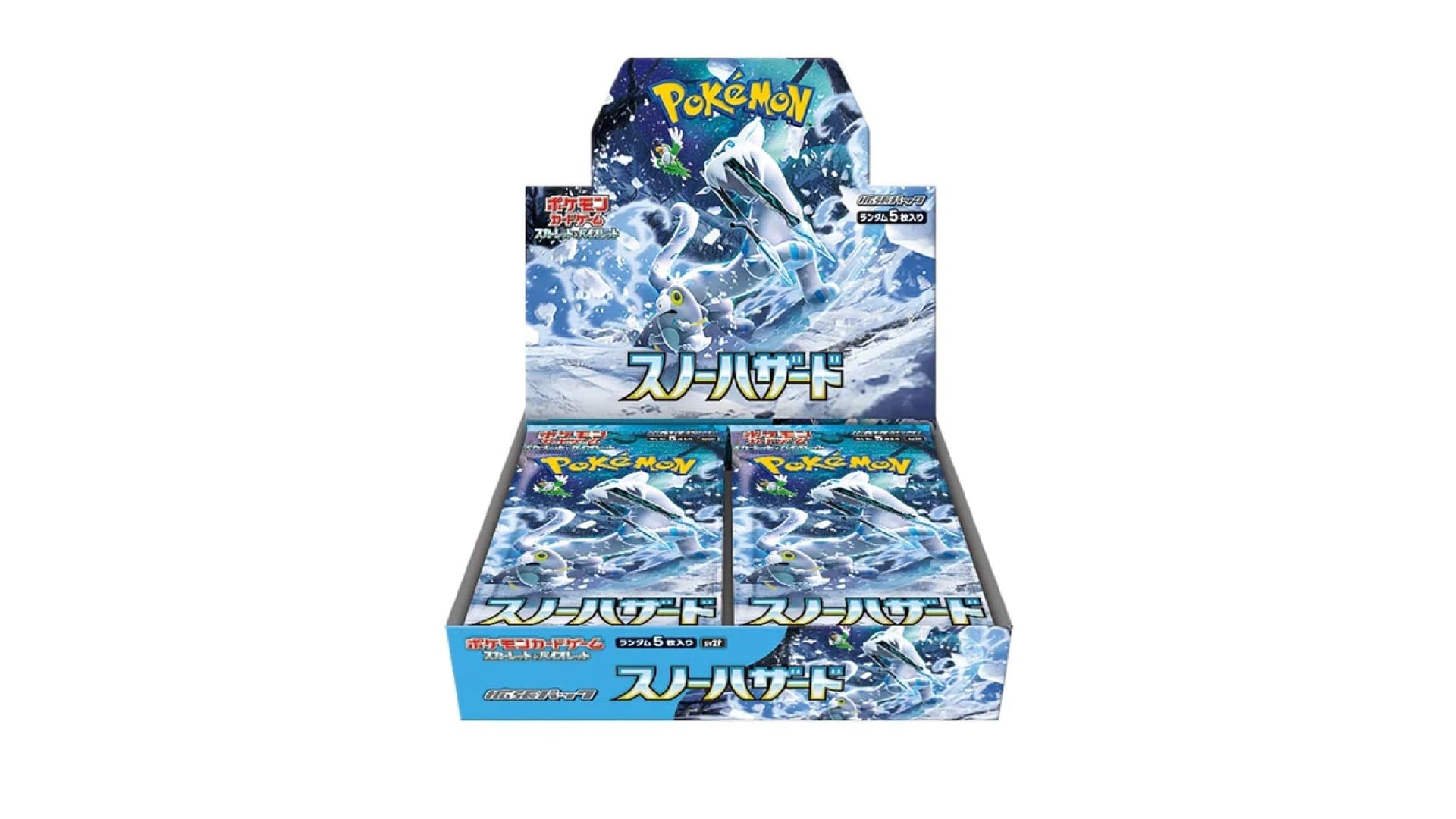 Pokemon Scarlet & Violet Snow Hazard (SV2P) - Display, japanische Ausgabe