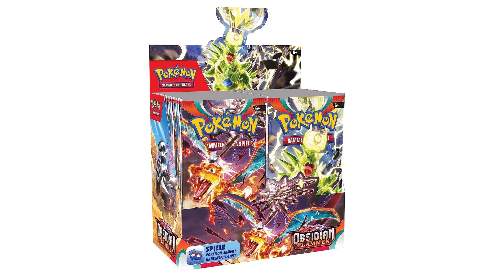 Pokemon Obsidianflammen Display, deutsche Ausgabe