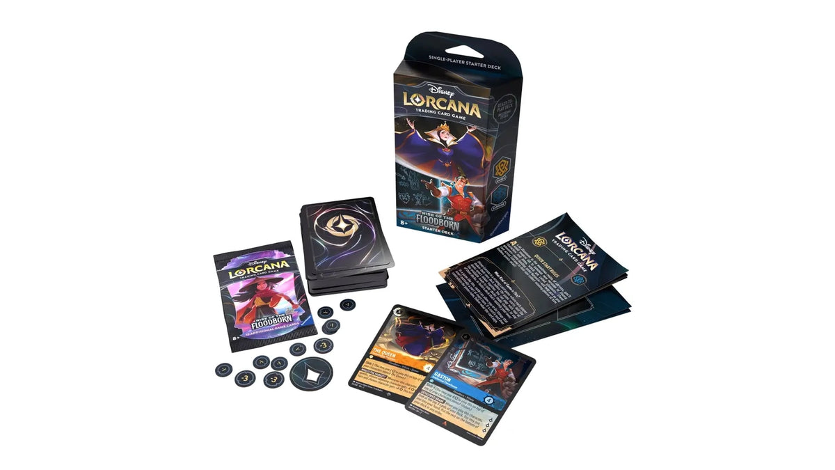 Disney Lorcana Rise of the Floodborn - Amber & Sapphire - Starter Deck, englische Ausgabe – Ansicht 2