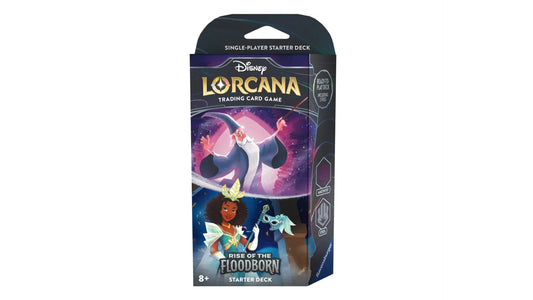 Disney Lorcana Rise of the Floodborn - Amethyst & Steel - Starter Deck, englische Ausgabe