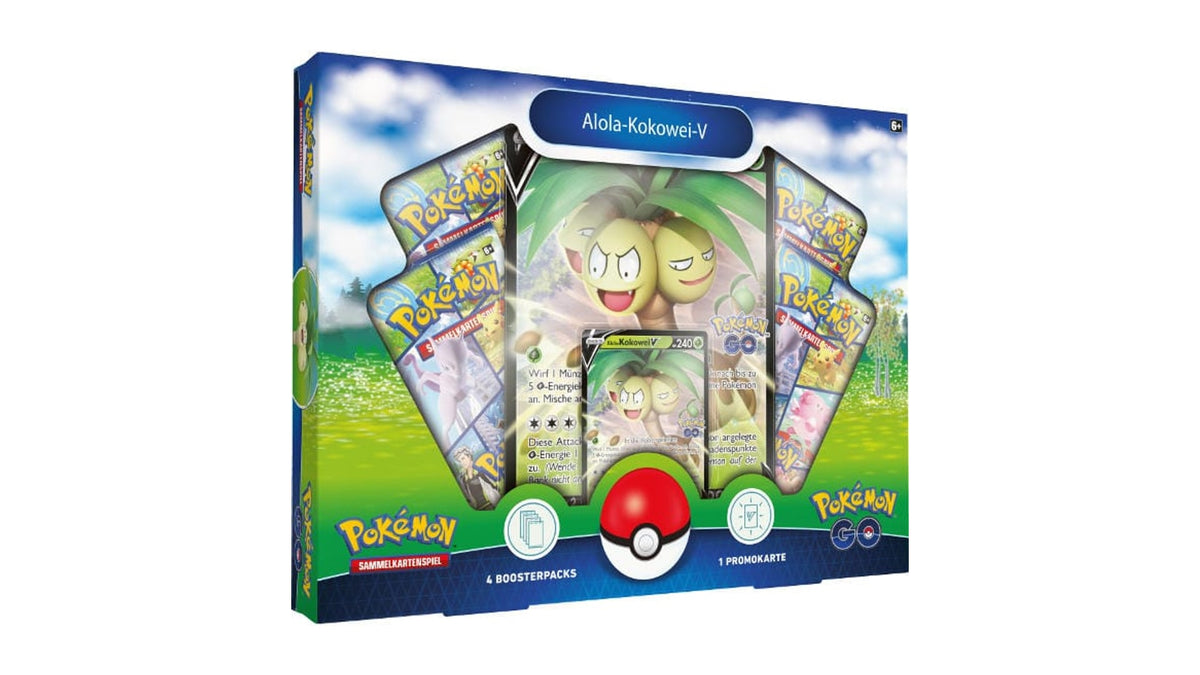 Pokemon GO: Kollektion Alola-Kokowei V, deutsche Ausgabe