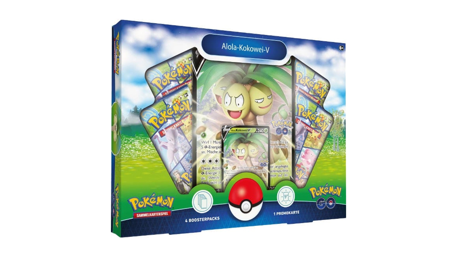 Pokemon GO: Kollektion Alola-Kokowei V, deutsche Ausgabe