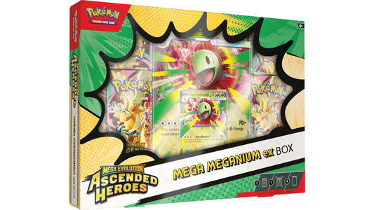 Pokemon Ascended Heroes Mega Meganium ex Box, englische Ausgabe