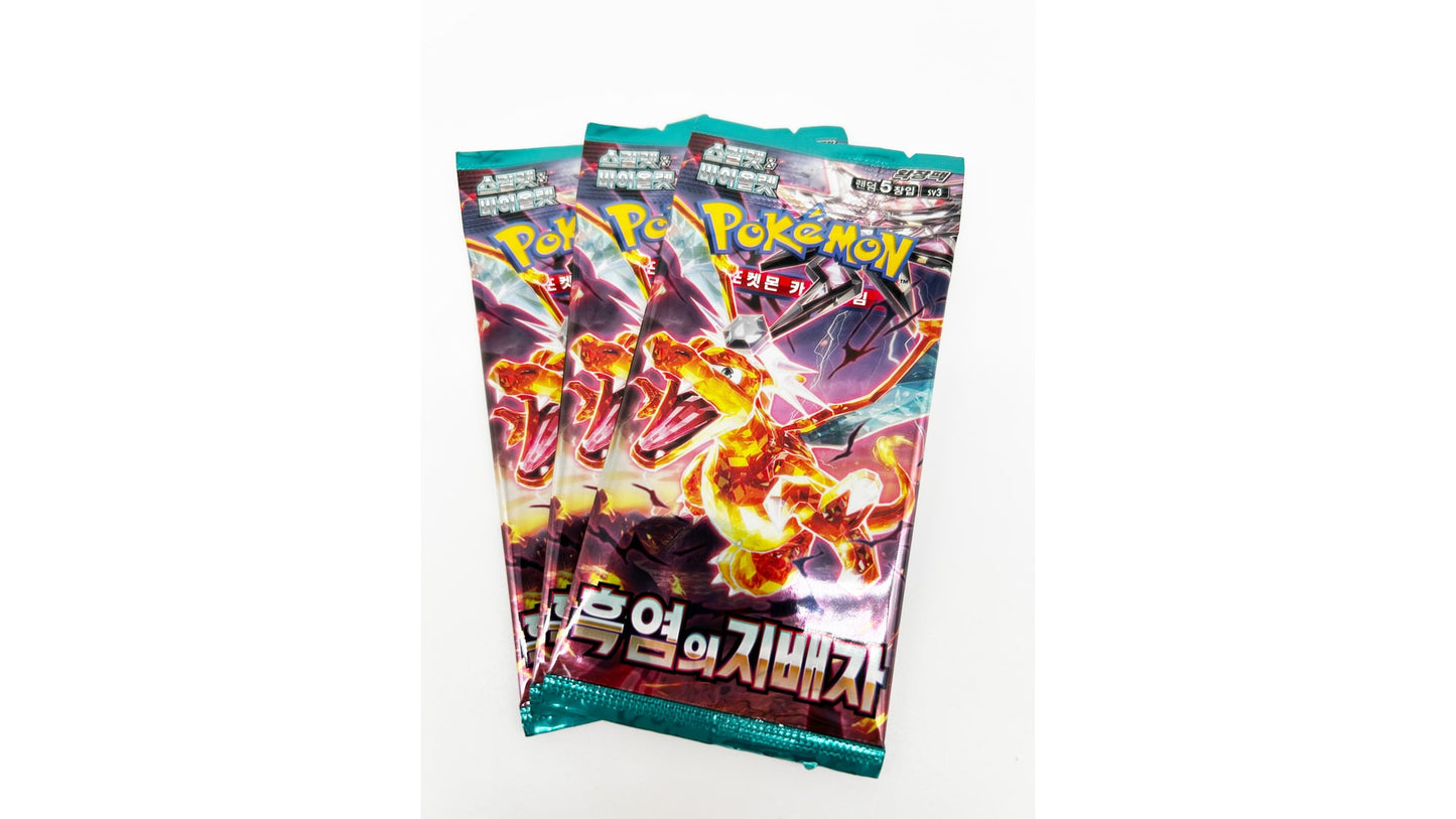Pokemon Ruler of the Black Flame Booster (sv3), koreanische Ausgabe