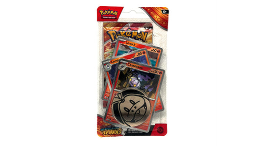 Pokemon Scarlet & Violet - Surging Sparks - Chandelure Checklane Blister, englische Ausgabe