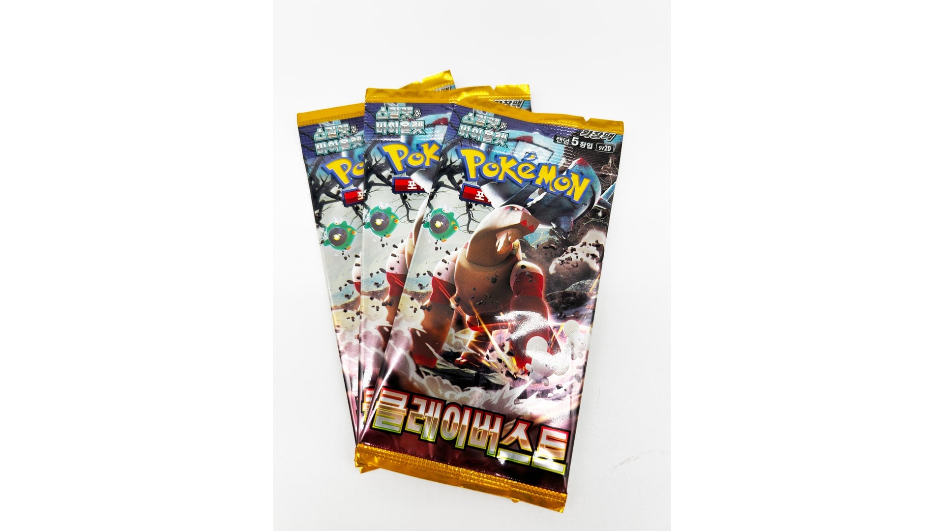 Pokemon Clay Burst Booster (SV2D), koreanische Ausgabe