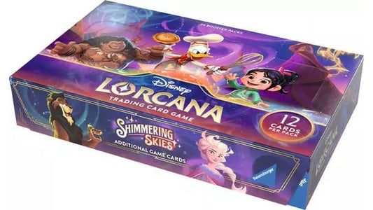 Disney Lorcana Shimmering Skies - Display mit 24 Booster Packs, englische Ausgabe