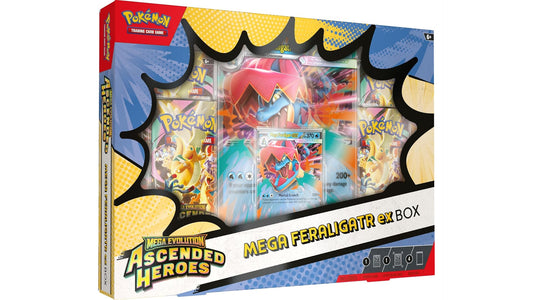 Pokemon Ascended Heroes Mega Feraligatr Ex-Box, englische Ausgabe