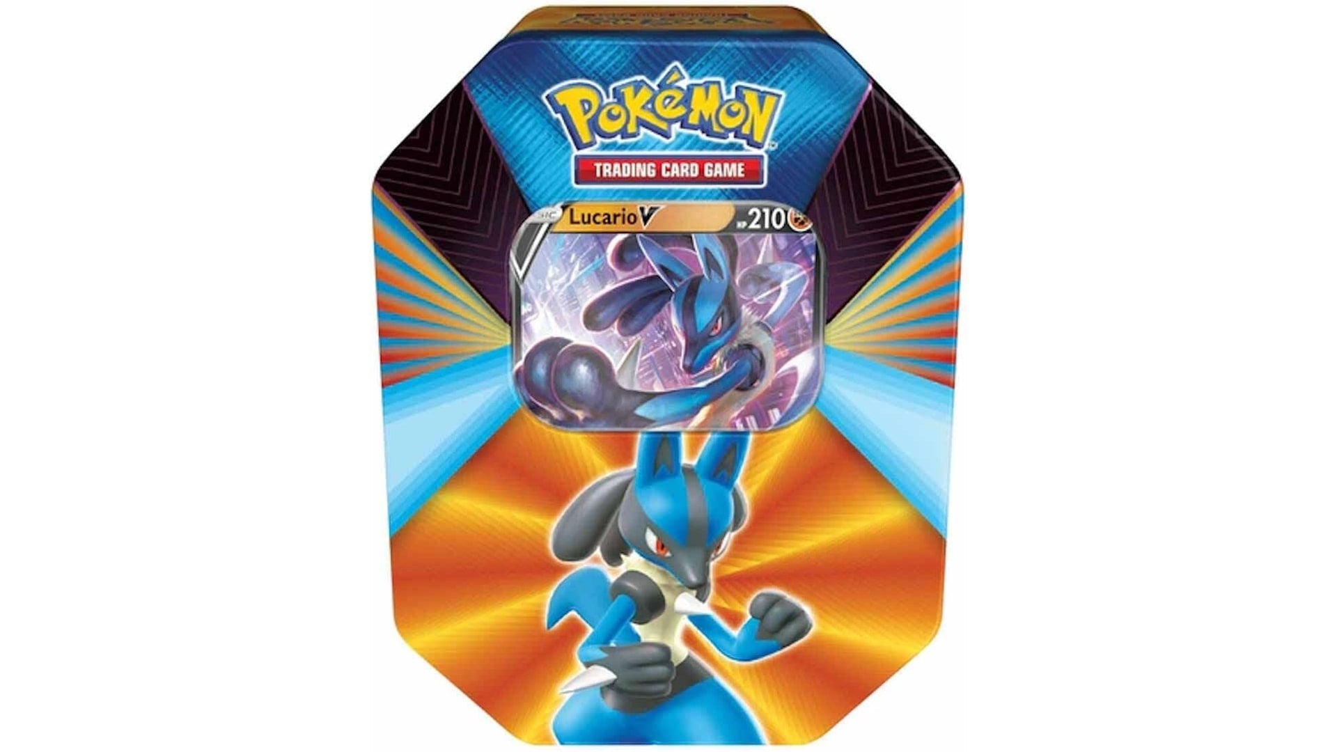 Pokemon Tin Box – Lucario V, englische Ausgabe