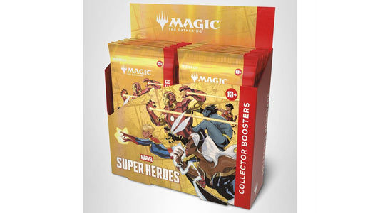 Magic: The Gathering Marvel Super Heroes Collector Booster Display, englische Ausgabe