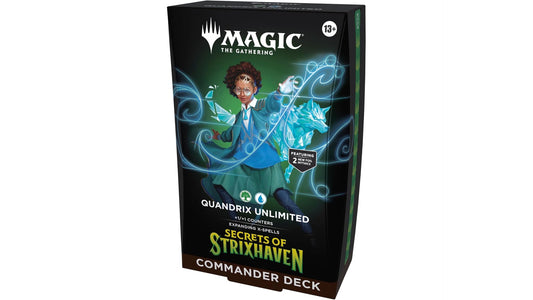 Magic: The Gathering Geheimnisse von Strixhaven Commander Deck Quandrix Unlimited, deutsche Ausgabe