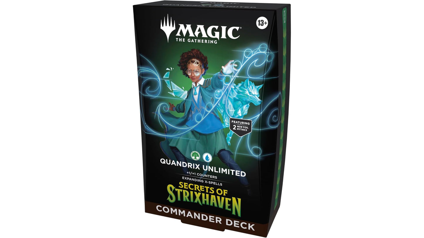 Magic: The Gathering Secrets of Strixhaven Commander Deck Quandrix Unlimited, englische Ausgabe