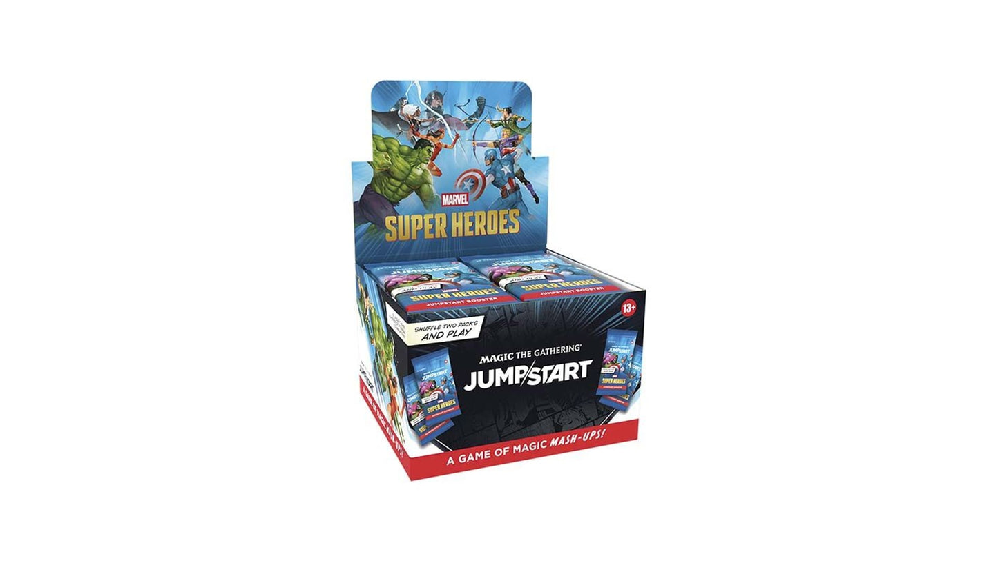 Magic: The Gathering Marvel Super Heroes Jumpstart Booster Display, englische Ausgabe