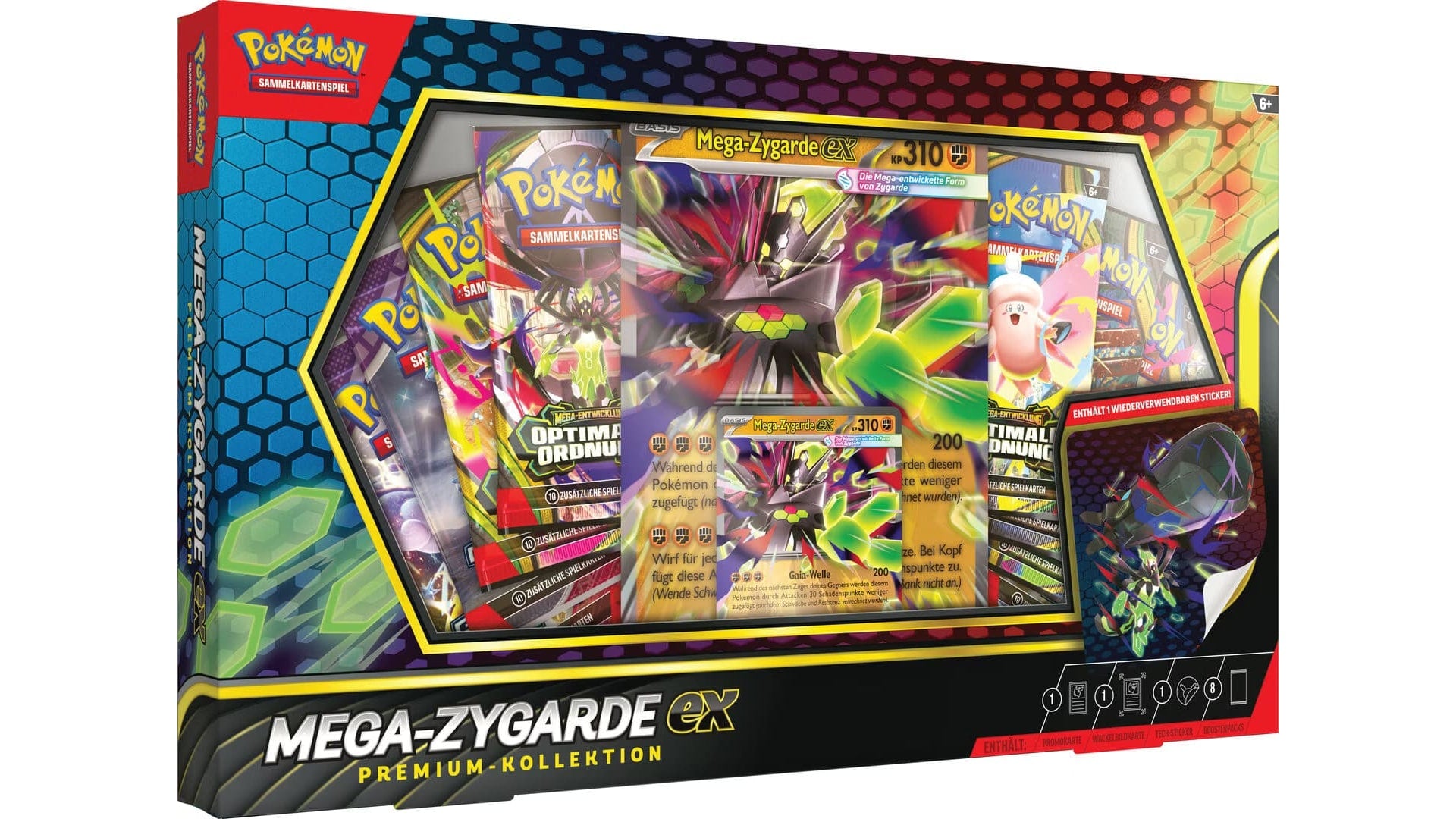 Pokemon Mega Zygarde-ex Premium Kollektion, deutsche Ausgabe