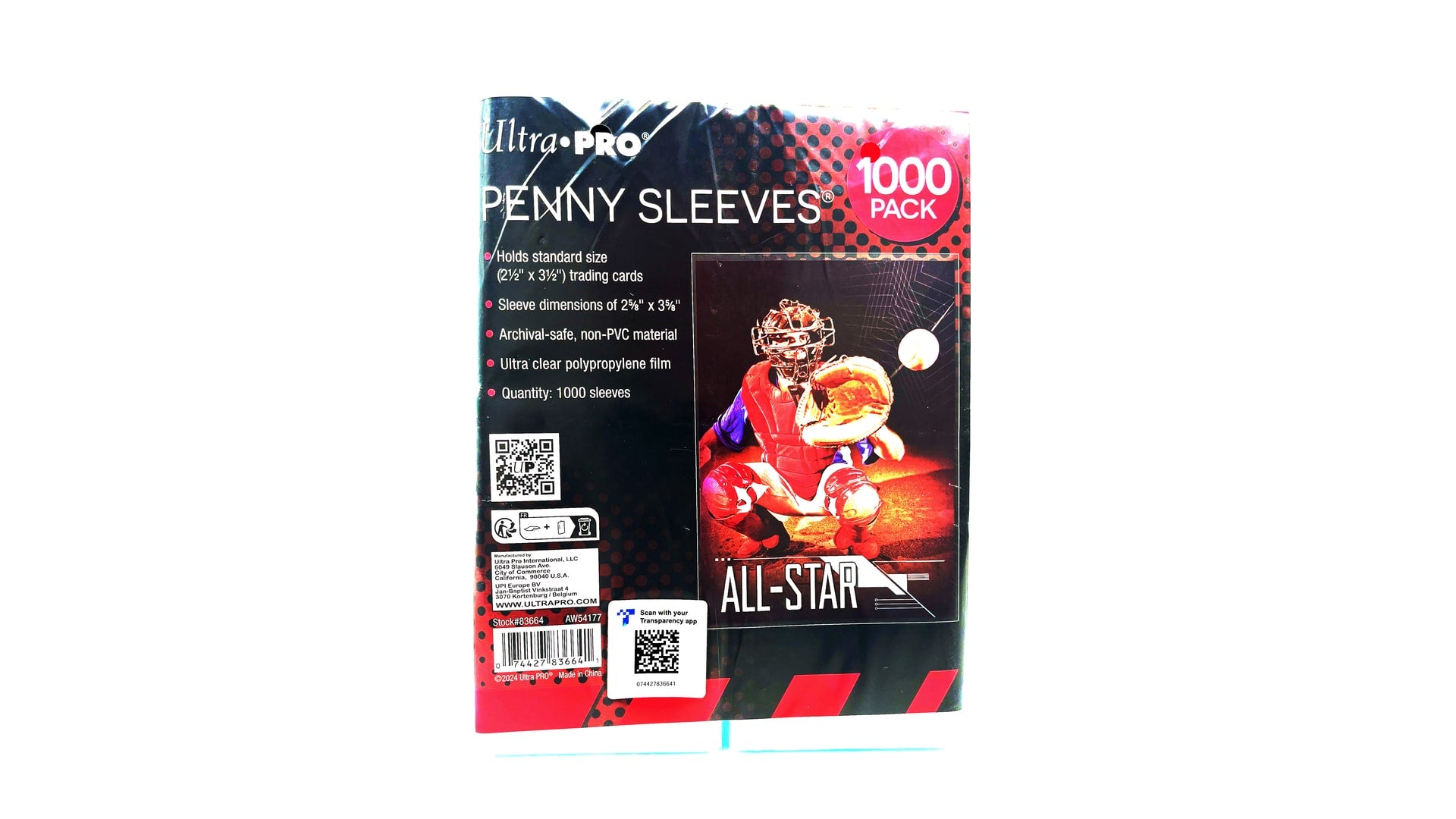 Ultra Pro Card Sleeves - Regular (1000 Stuck)