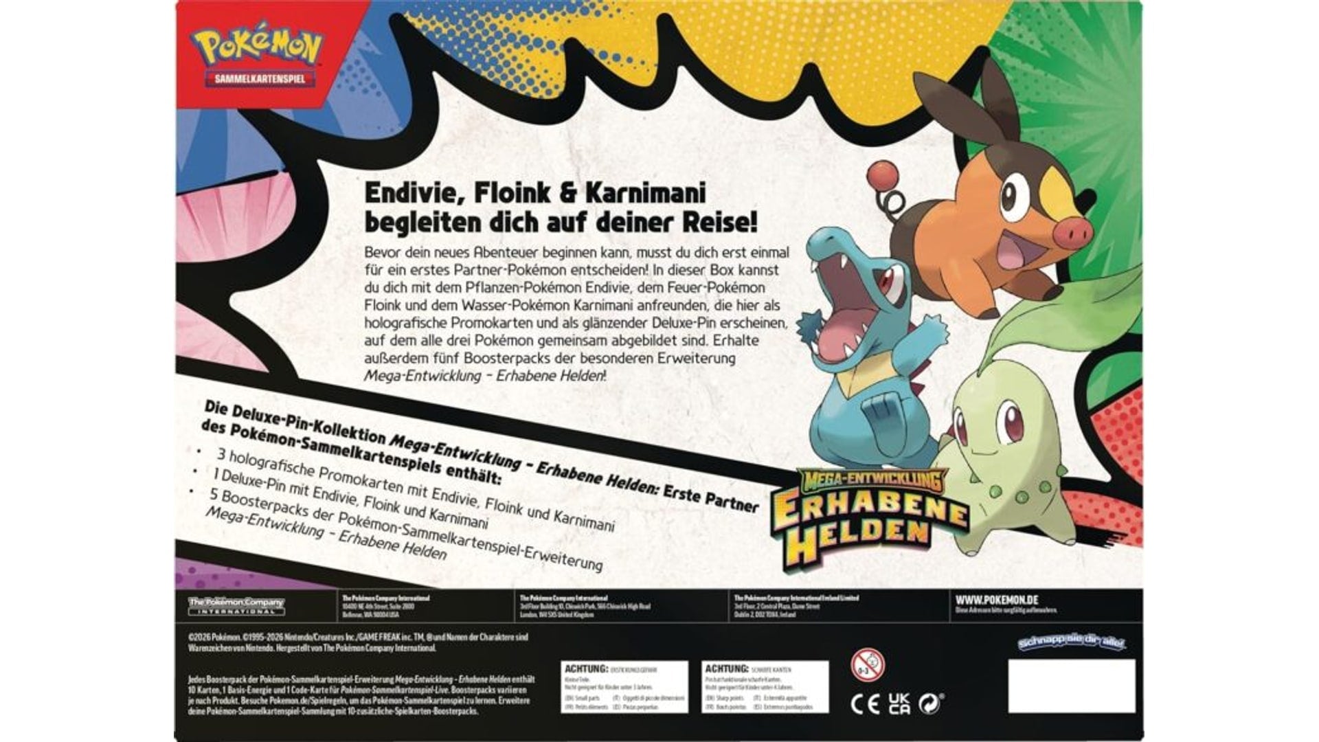 Pokemon Deluxe-Pin-Kollektion Mega-Entwicklung – Erhabene Helden: Erste Partner – Ansicht 2