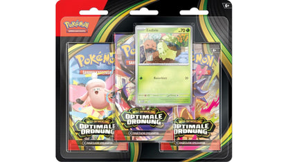 Pokemon Mega Entwicklung - Optimale Ordnung Tech-Sticker Endivie 3er Blister, deutsche Ausgabe