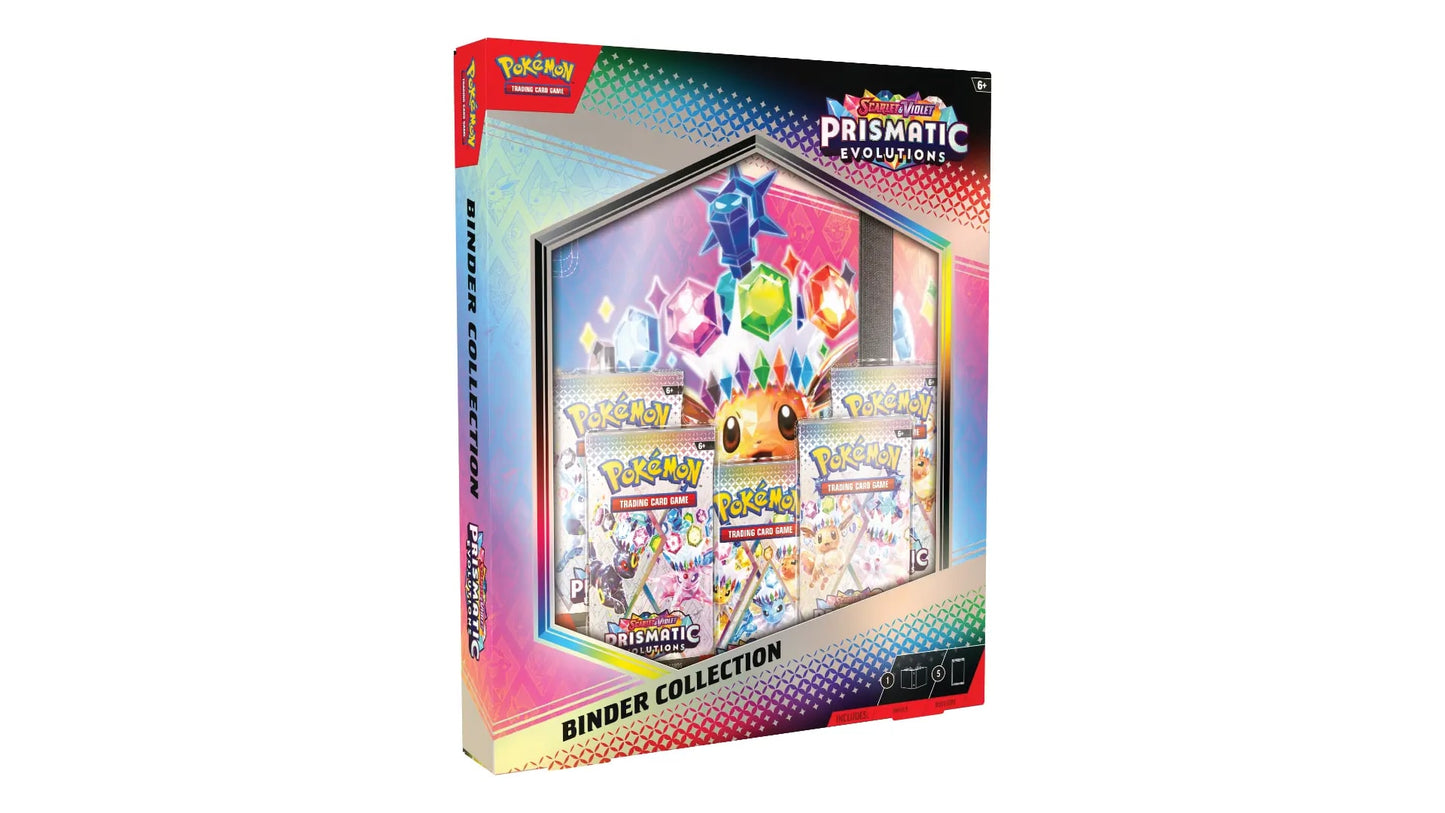Pokemon Scarlet & Violet - Prismatic Evolutions - Binder Collection, englische Ausgabe
