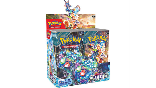 Pokemon Stellar Crown Display, englische Ausgabe
