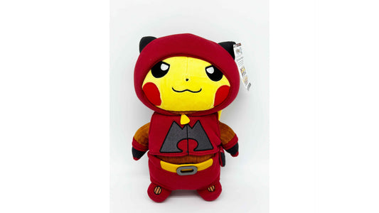 Pokemon Team Magma Pikachu Kuscheltier, 28 cm