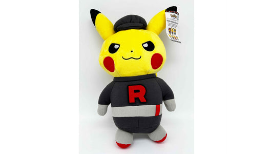 Pokemon Team Rocket Pikachu Kuscheltier, 28 cm