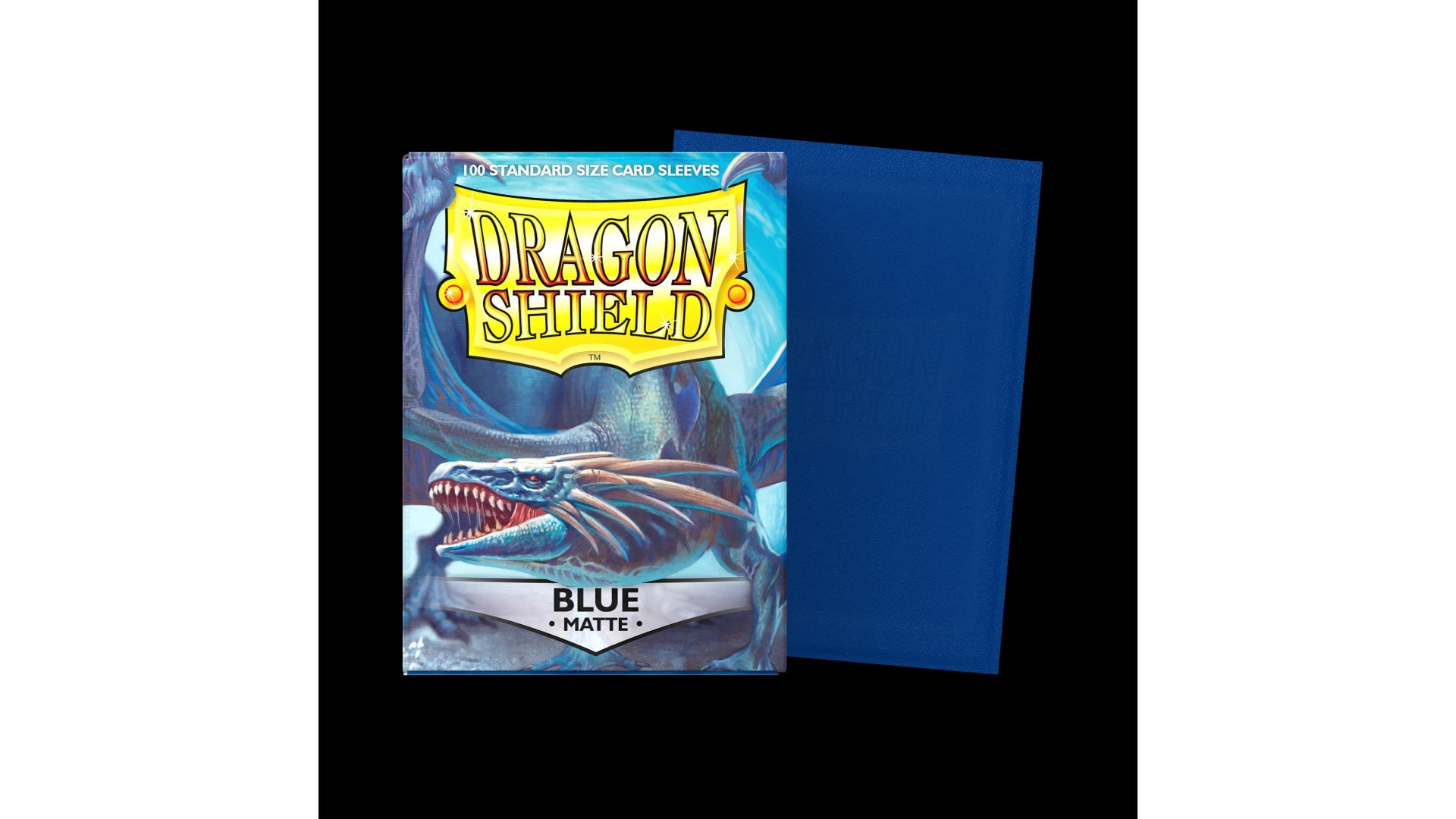 Dragon Shield Standard Size Sleeves - Blue Matte (100 Sleeves)