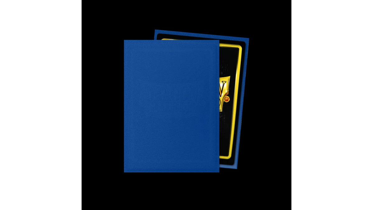Dragon Shield Standard Size Sleeves - Blue Matte (100 Sleeves) – Ansicht 2