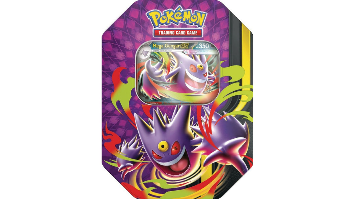 Pokemon Tin Box Mega Gengar ex (Mega Mondschein), deutsche Ausgabe