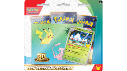 Pokemon 30 Jahre Tech-Sticker-Kollektion, deutsche Ausgabe