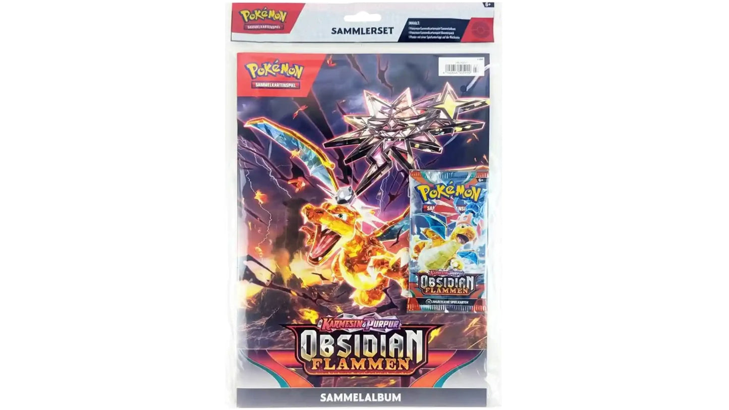Pokemon Obsidianflammen Sammlerset Booster & Album