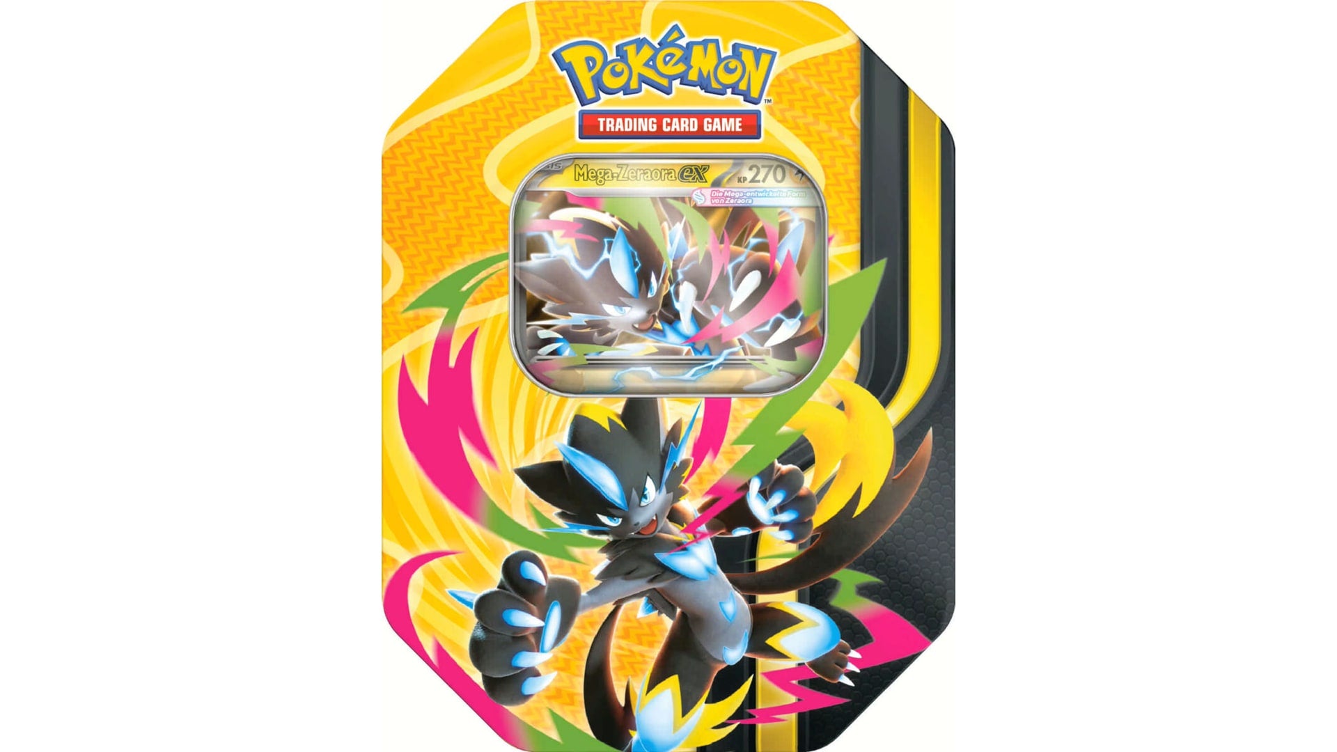Pokemon Tin-Box 132 Mega-Zeraora-ex, deutsche Ausgabe