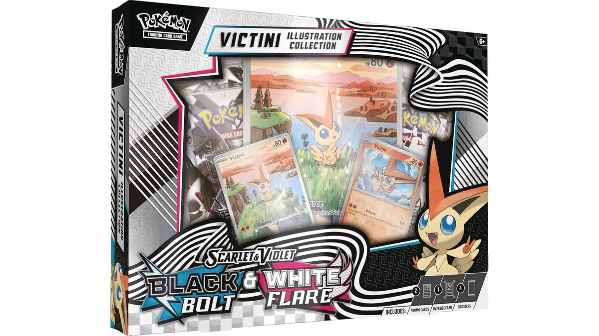 Pokemon Victini Illustration Collection Black Bolt & White Flare, englische Ausgabe